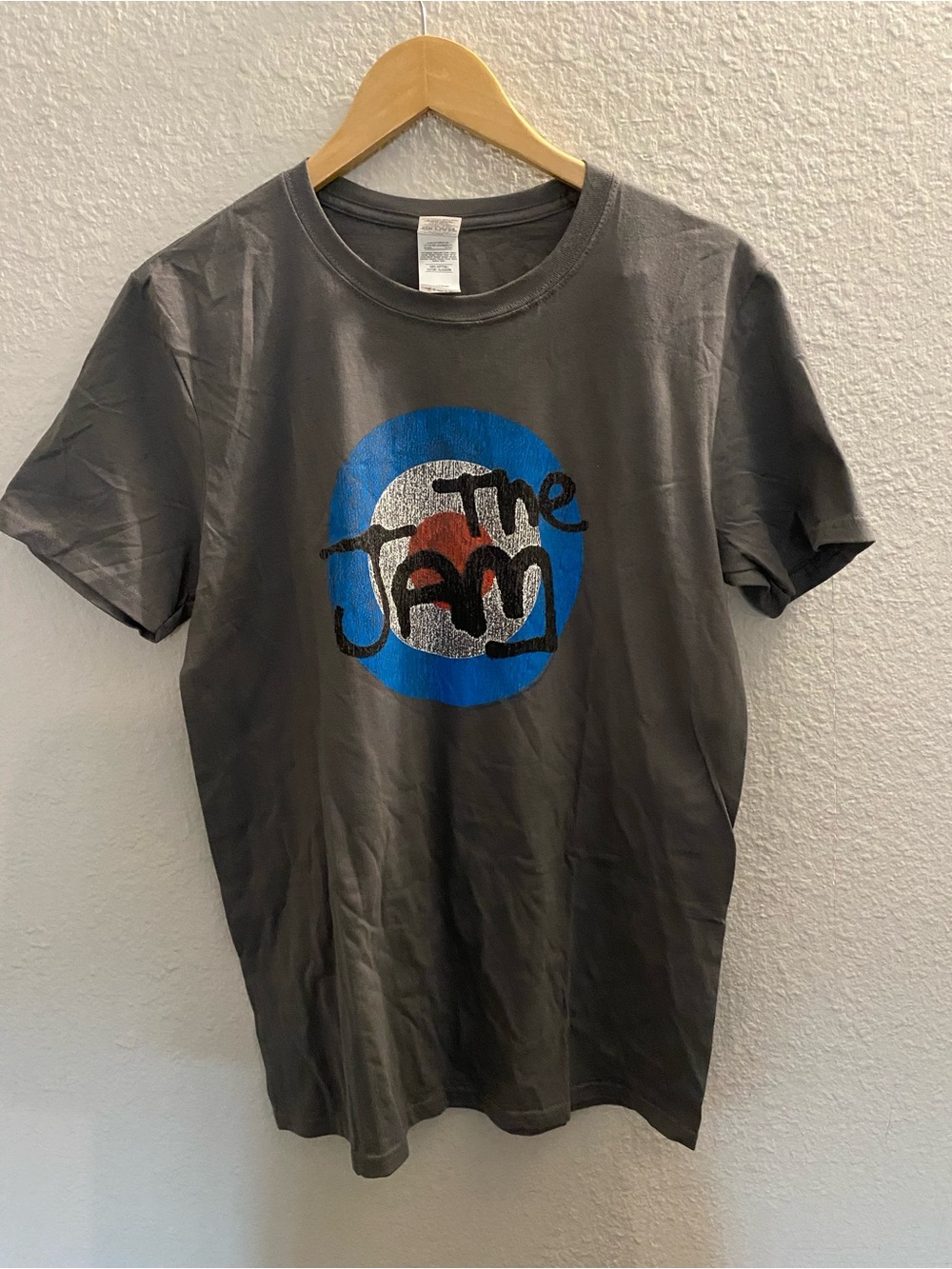 Gray The Jam Logo Short-Sleeve Tee Paul Weller Medium Solid Bond 2012